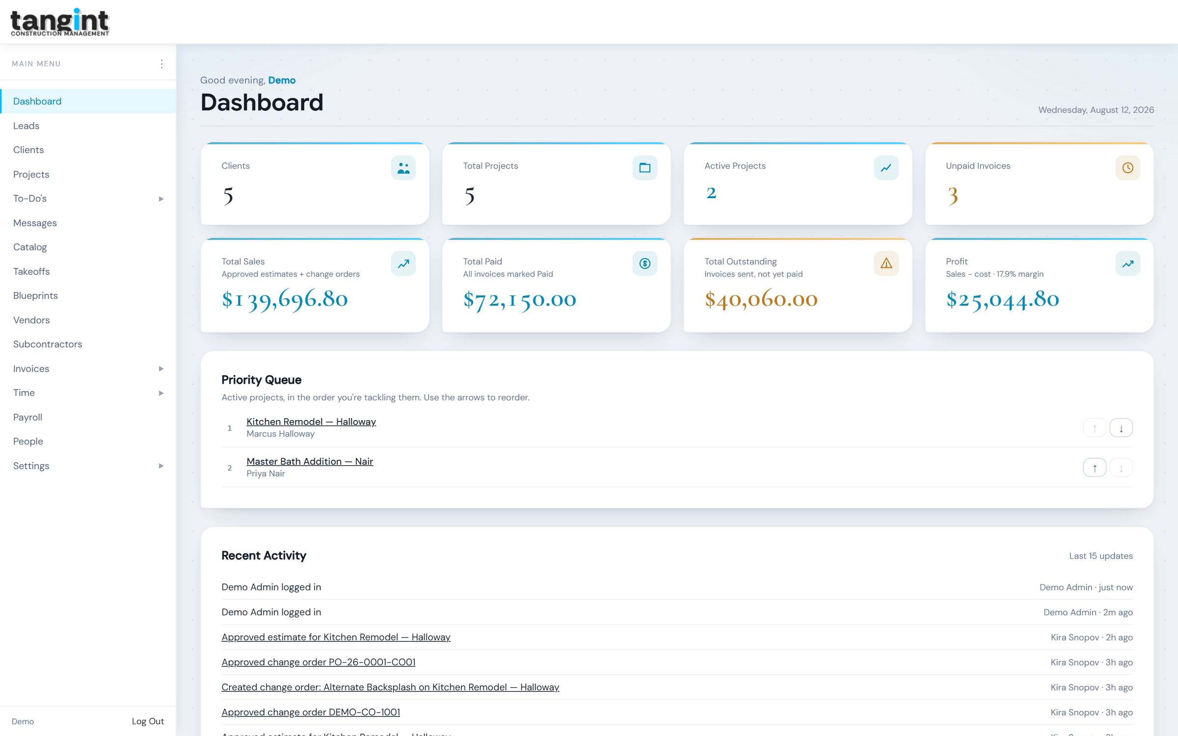 Command Dashboard